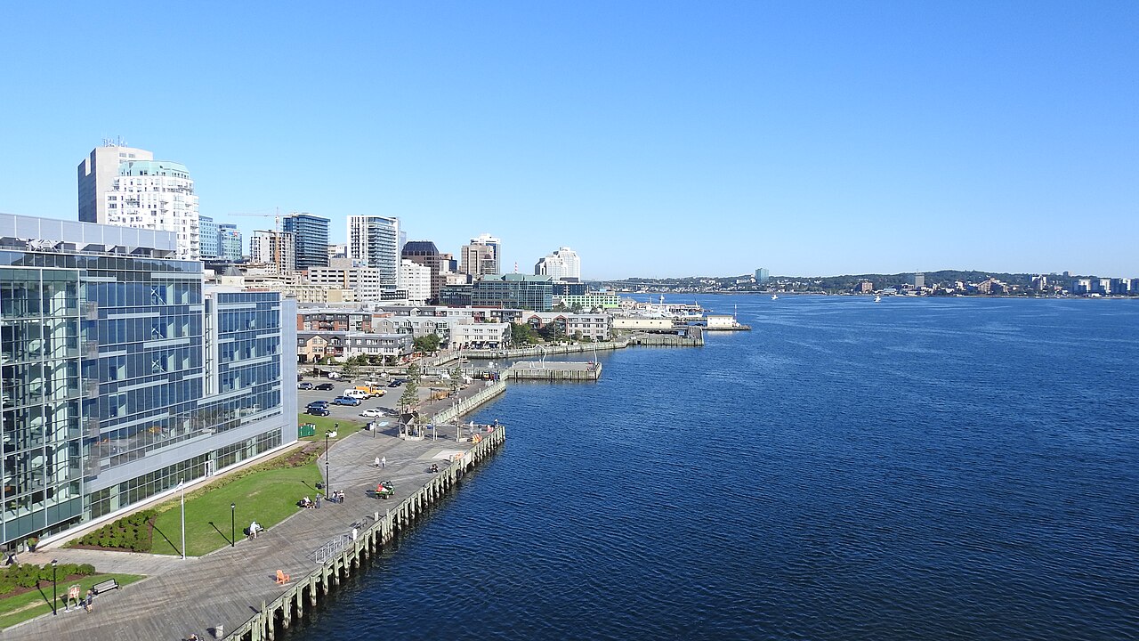 Halifax skyline and waterfront — flat rate taxi service from Halifax to Halifax Stanfield International Airport (YHZ)