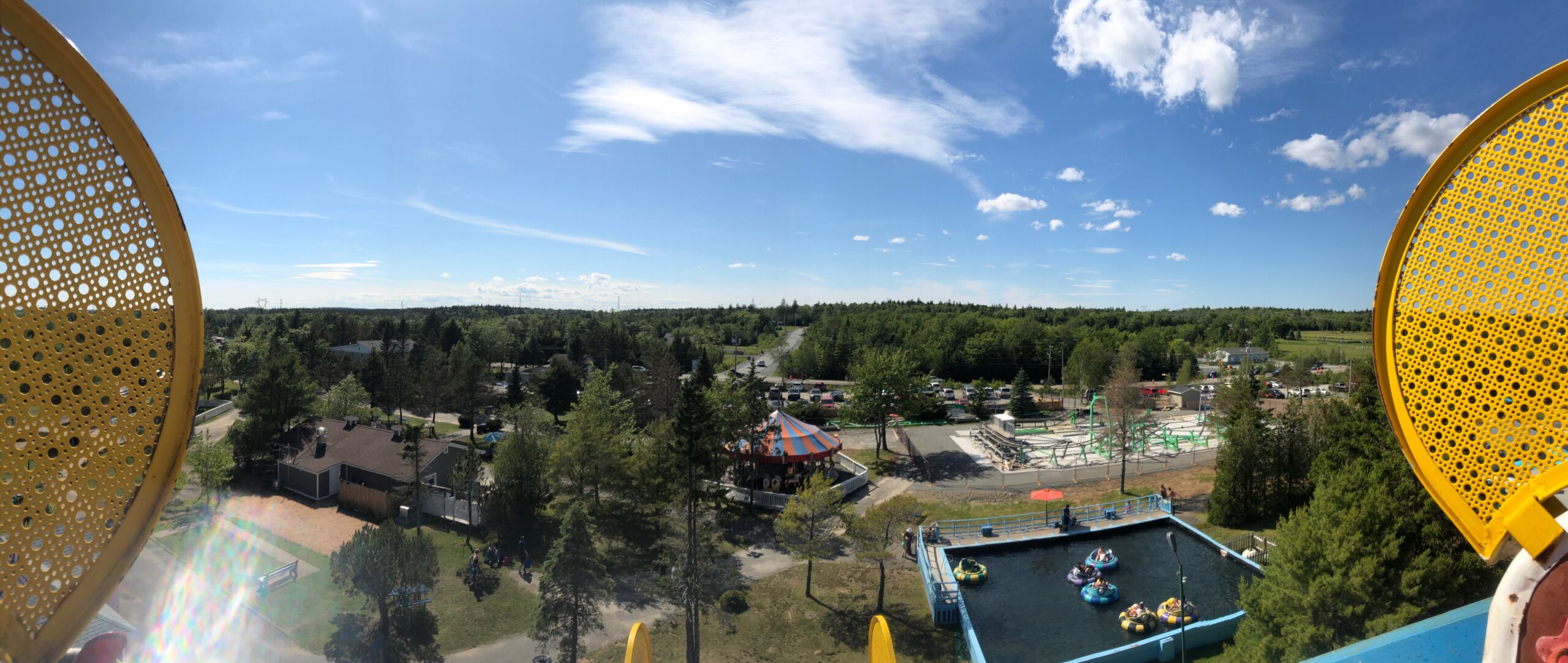 Aerial view of Hammonds Plains, Nova Scotia - Hali Airport Taxi service area